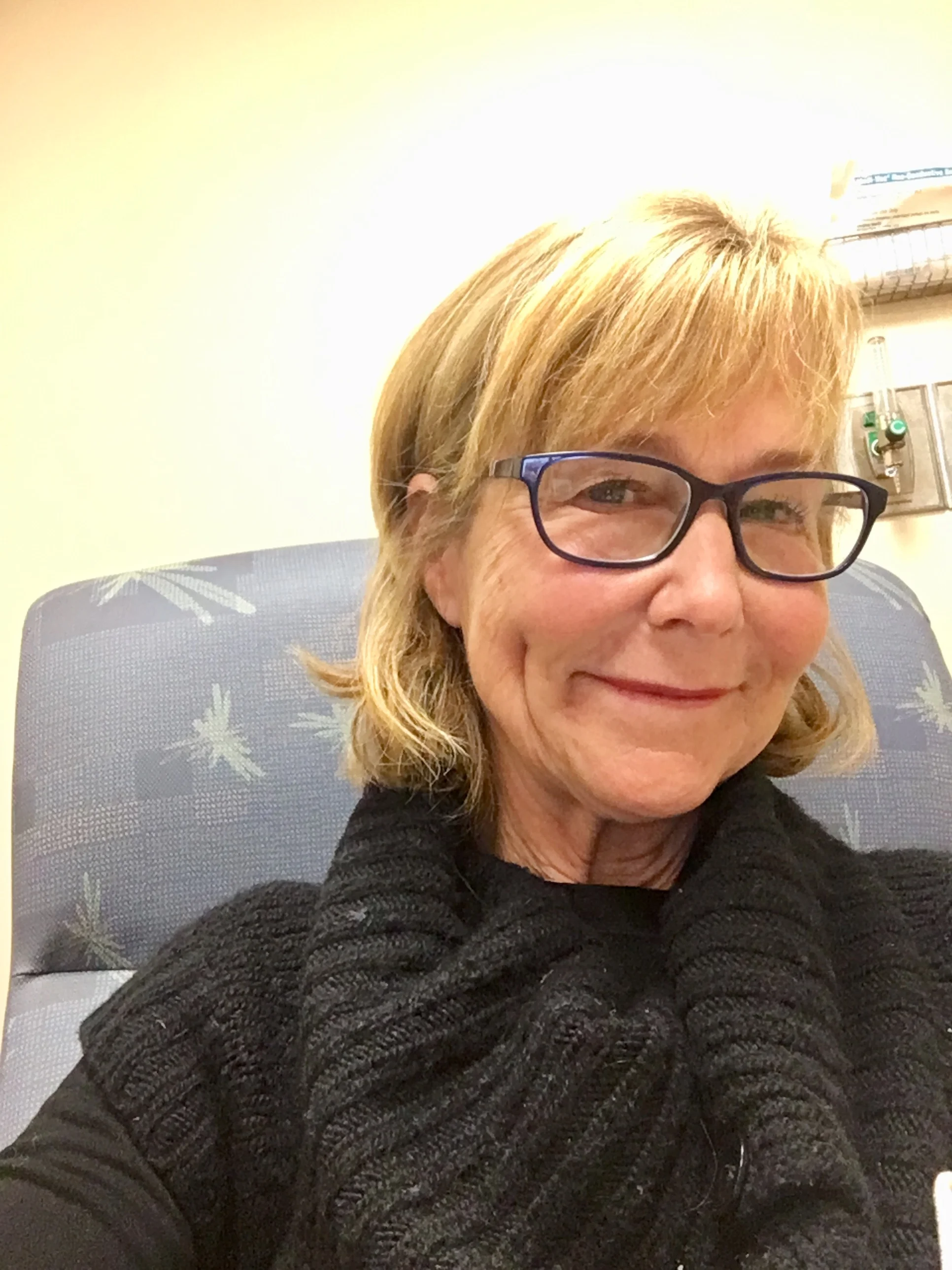 Back in chemo chair December 2018 and I’ll go partially bald again with Abraxane and tecentrique.