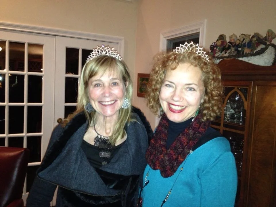 I’m on left a few years ago (2014) with friend Steph on right.