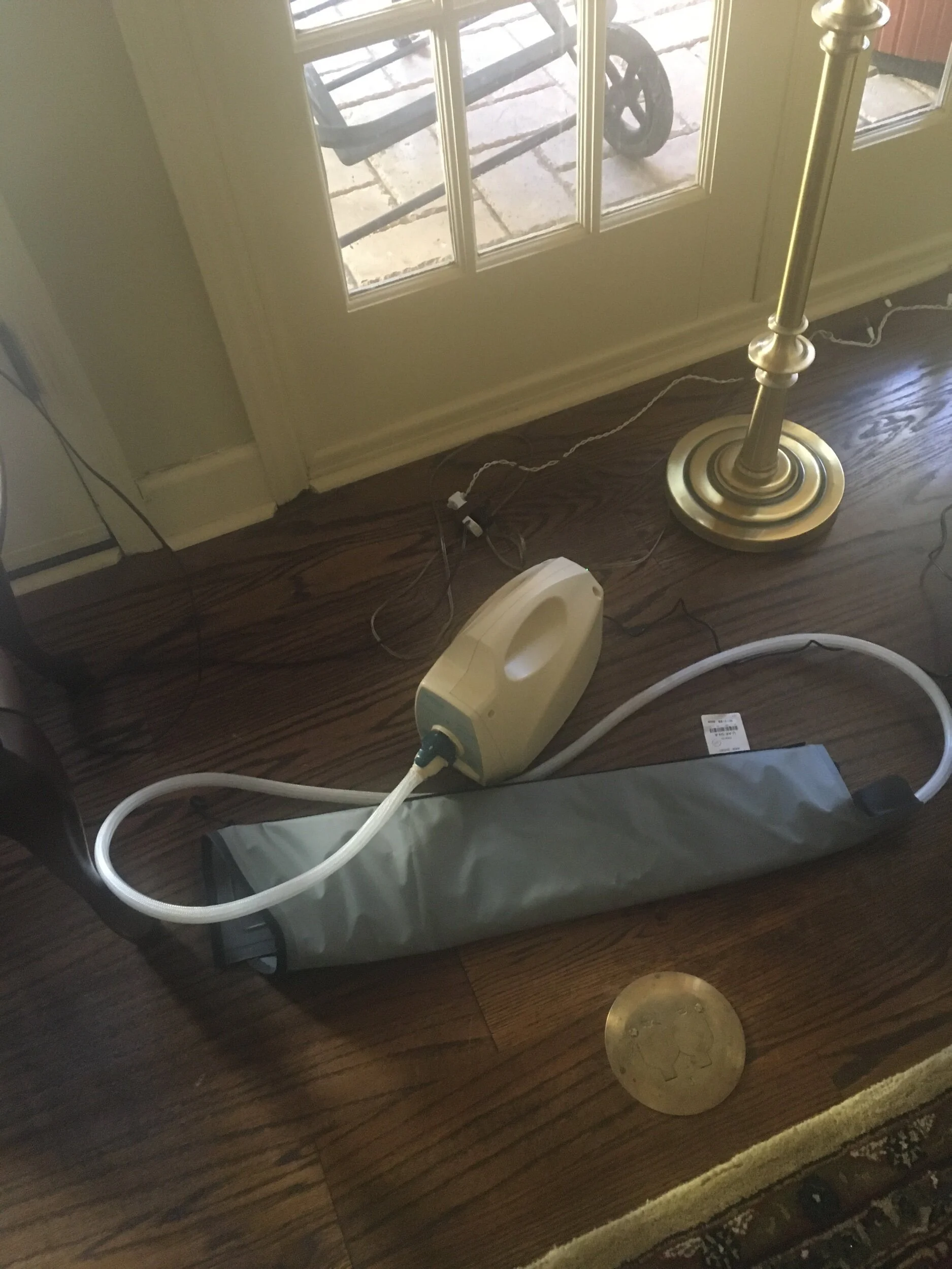 my new lymphedema pump