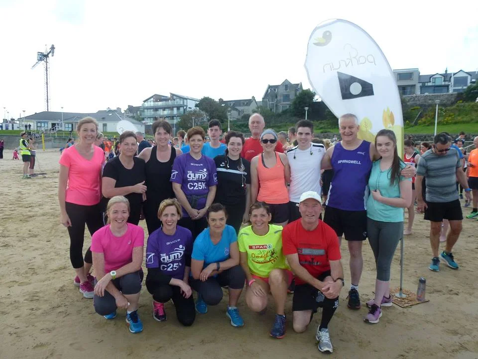 Springwell RC’s Garvagh runners at the Portrush Parkrun