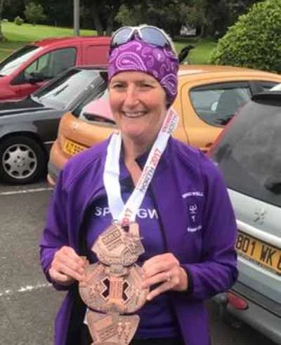 Springwell RC’s Helena Dornan – winner of the ladies race at the Extreme North ‘Hero’ 105 mile Ultra Marathon.