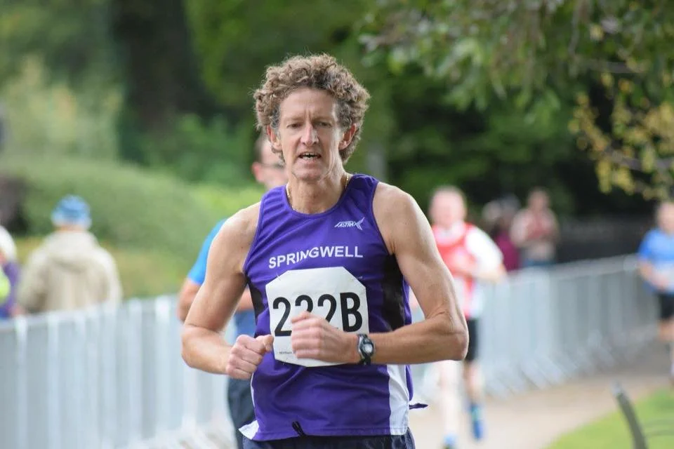 Springwell RC’s Alistair Bratten at the NI &amp; Ulster Relay Championships