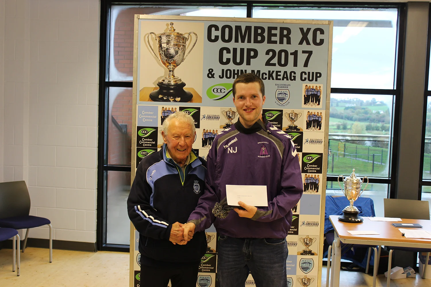 Springwell RC’s Neil Johnston, winner of the Comber Cup Cross Country Event.