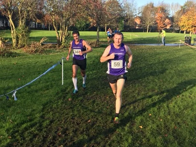Springwell RC’s Philip Tweedie and Paul Thompson at the McConnell Shield in Ballyclare