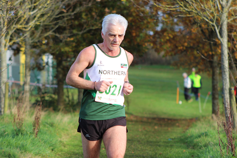 Springwell RC’s Gerry O’Doherty representing N. Ireland at the British &amp; Irish International XC