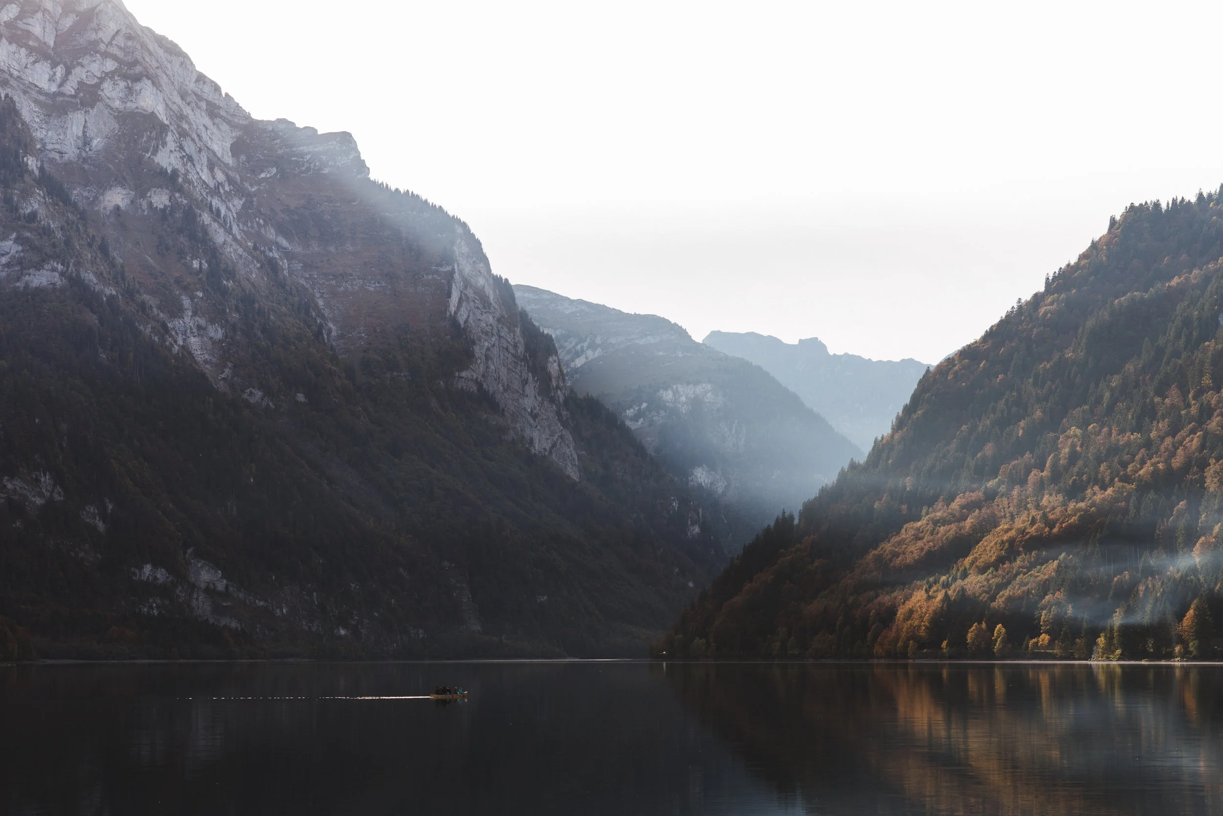 kloentalersee 2016 2017 autumn sunsets lake