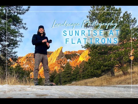 Sunrise At Flatirons: Landscape Photography (Copy)