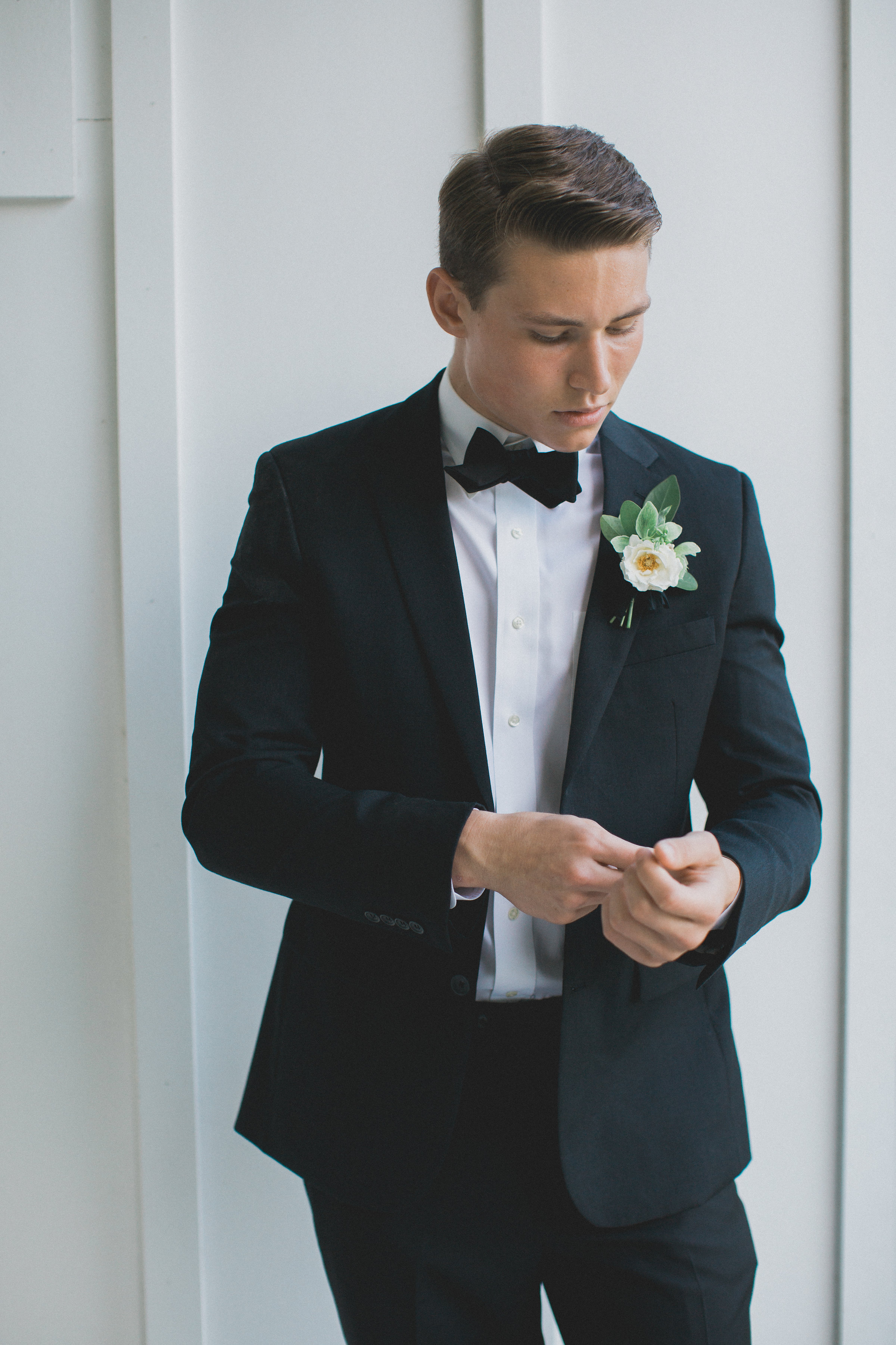 Groom Tux Inspiration | Southern Summer White Barn Wedding in Dallas, TX