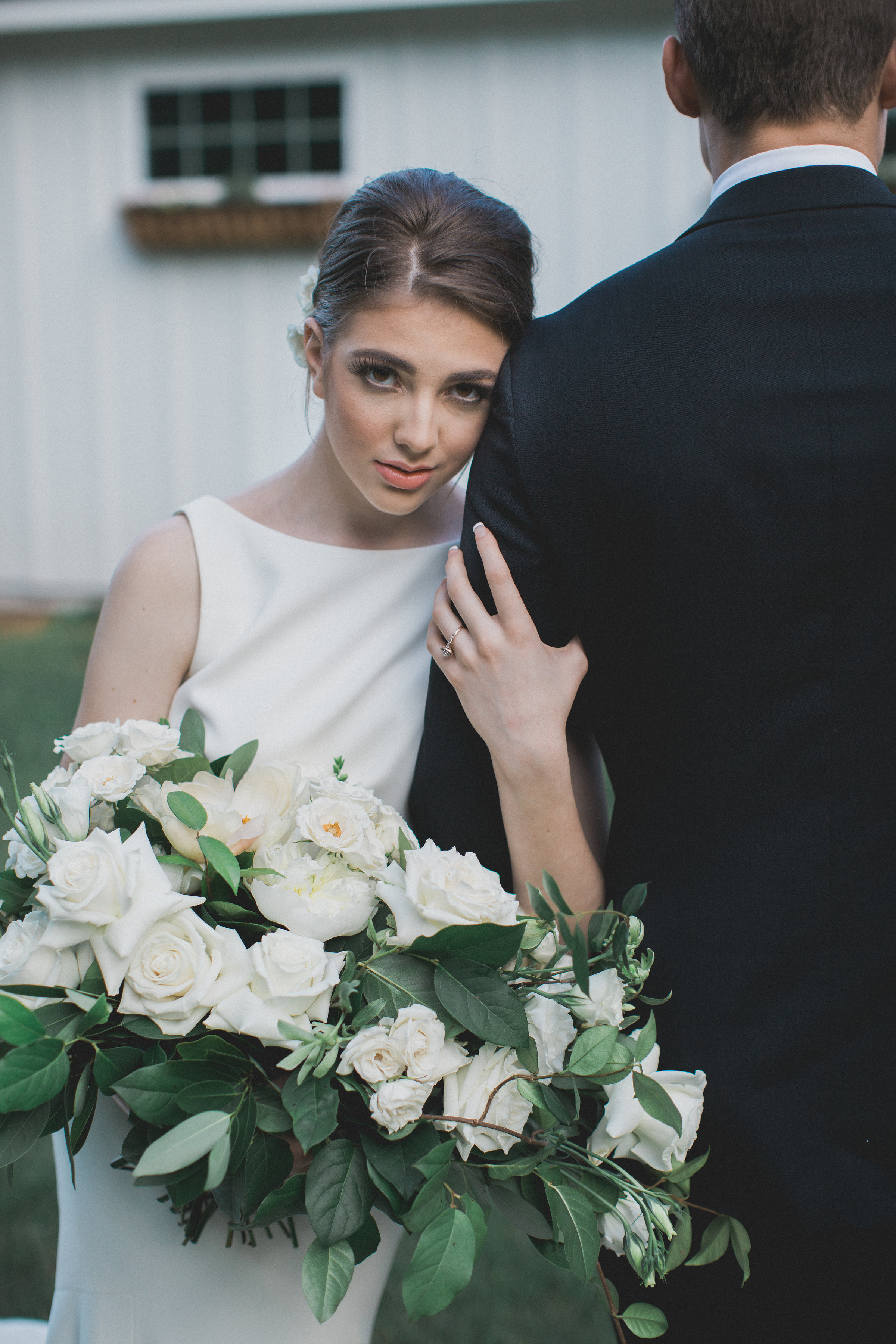 Bridal Bouquet Inspiration | Southern Summer White Barn Wedding in Dallas, TX