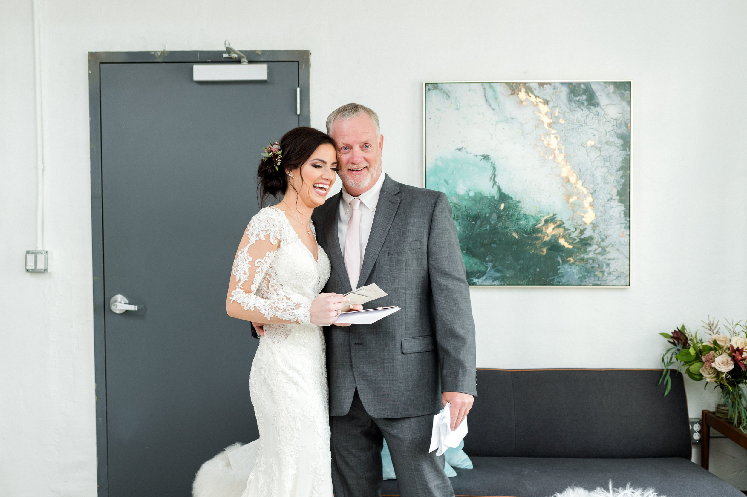 Bride Getting Ready Pictures | Industrial Modern Downtown Fort Worth Wedding