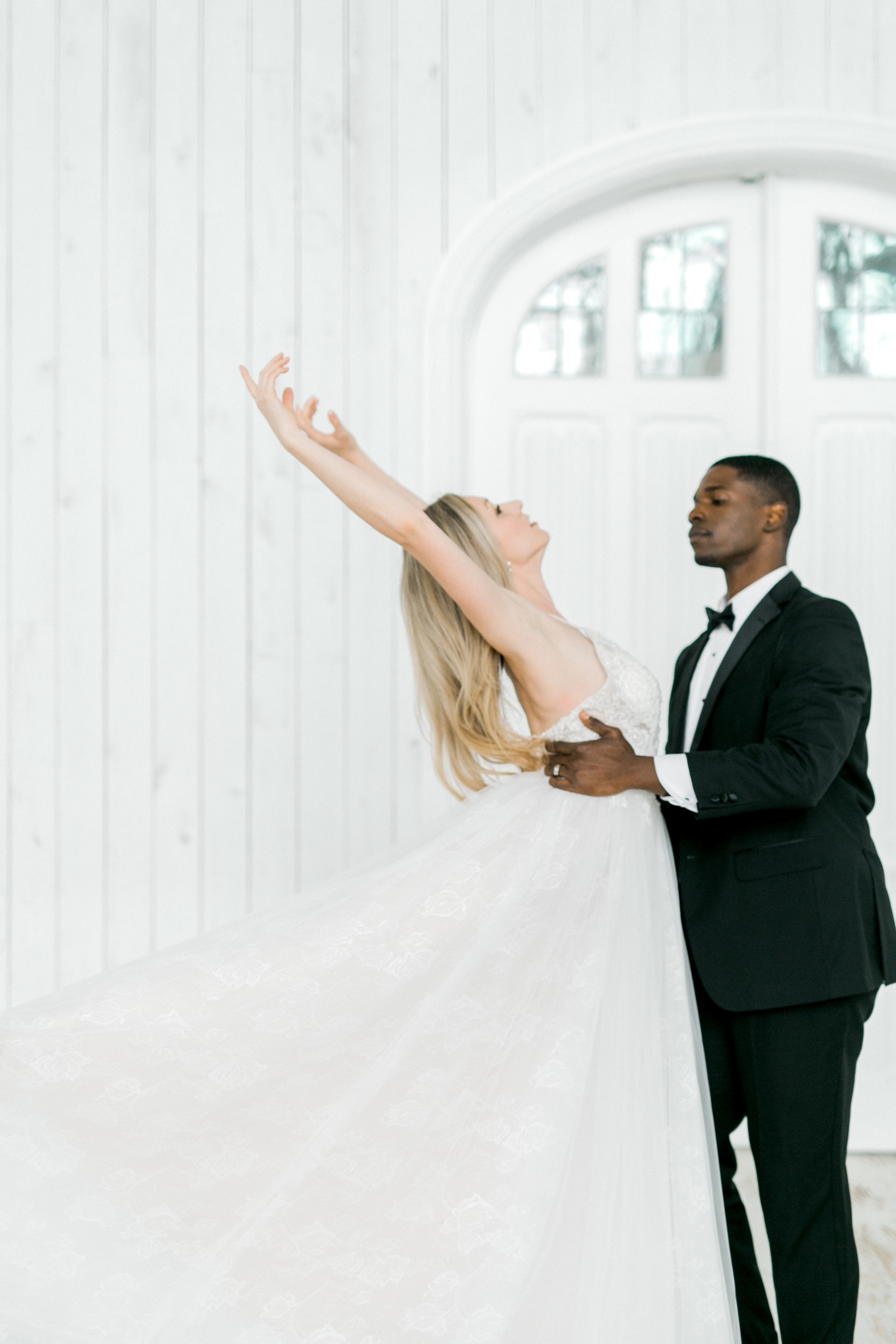 Ballet Inspired First Dance | White Barn Fall Wedding