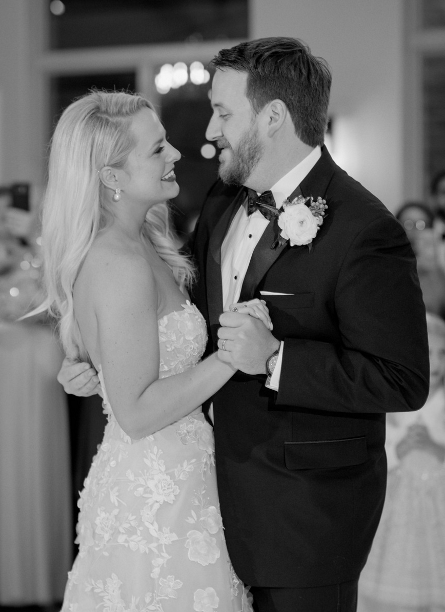 Bride and Groom First Dance | Spring Texas Vineyard Wedding