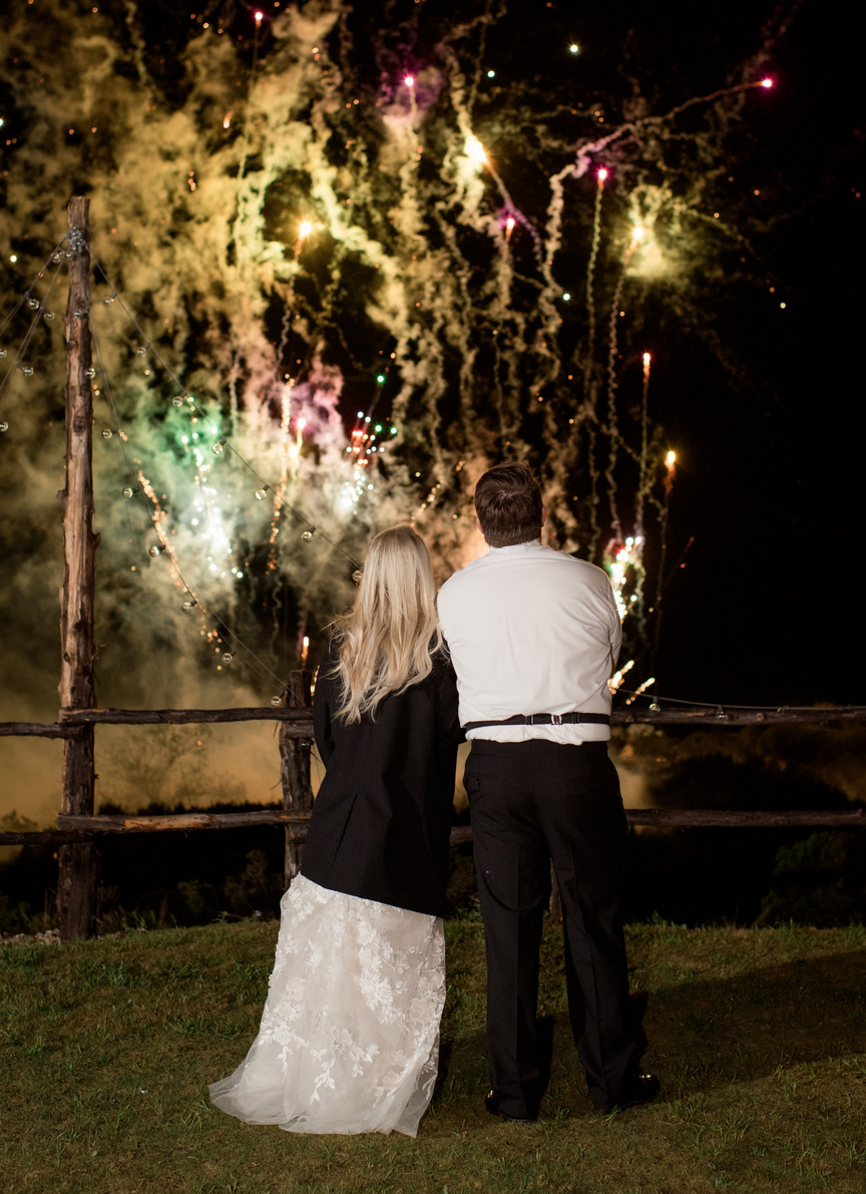 Wedding Reception Fireworks