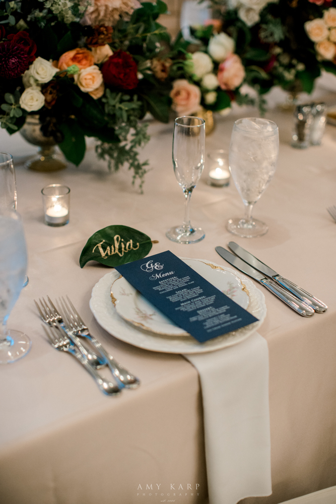 Maroon and Navy Wedding | Formal Fall Vintage Wedding