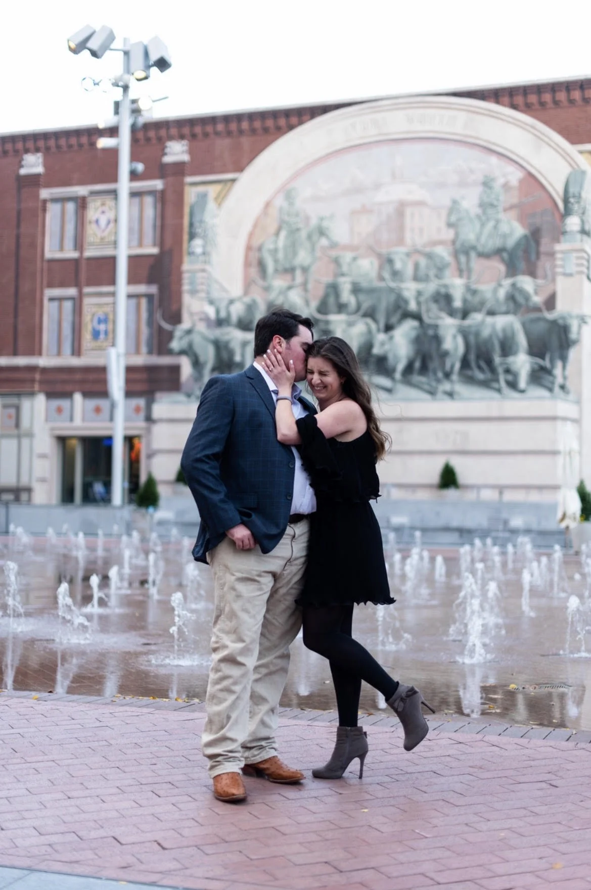 sundance square fort worth wedding proposal