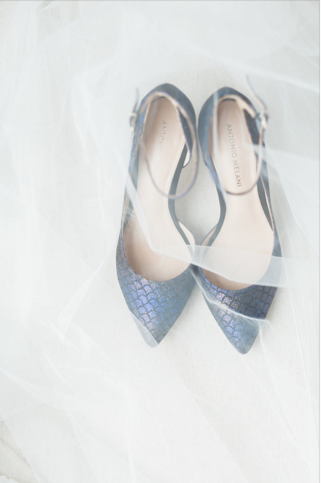 blue wedding shoe inspiration