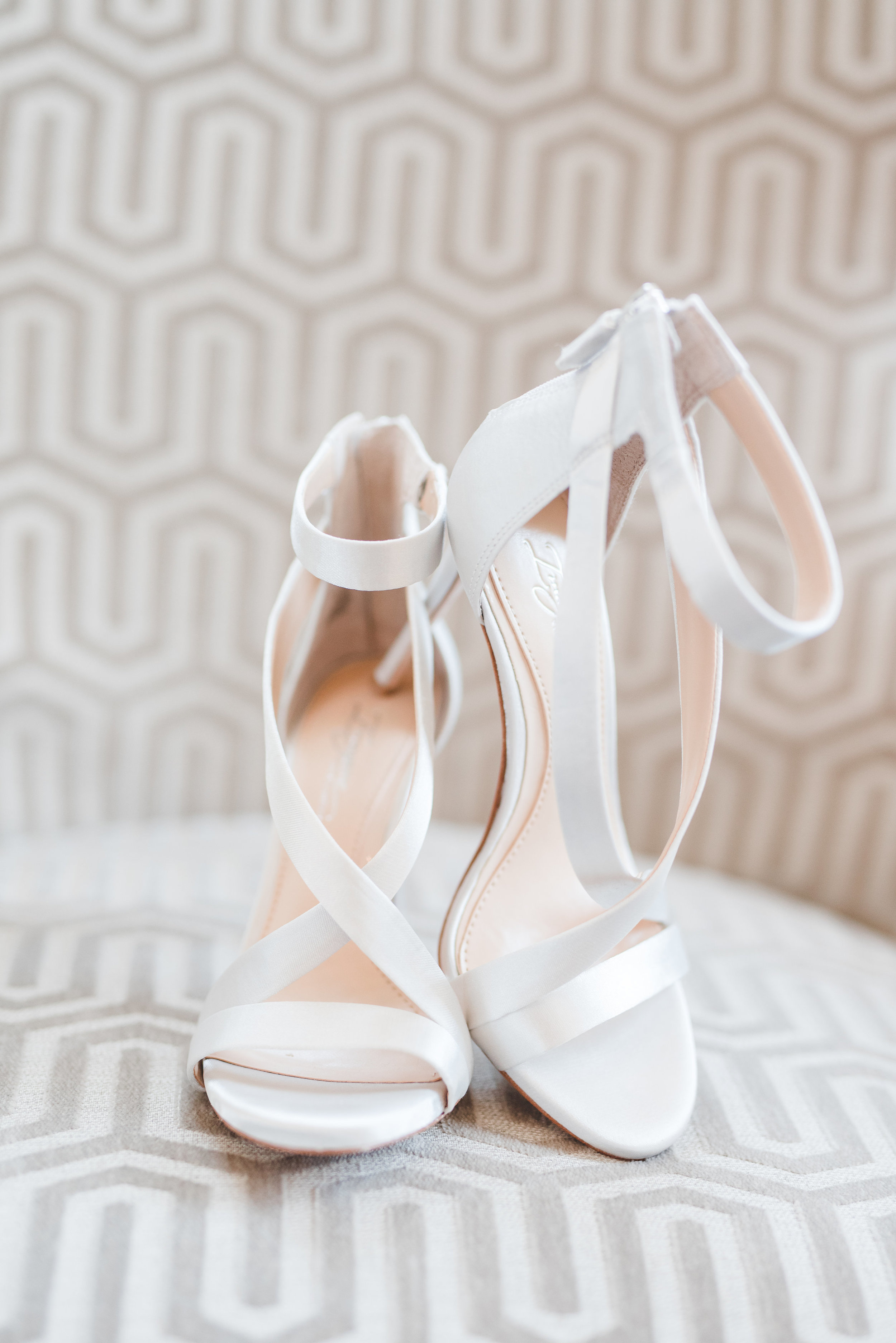 strappy white wedding shoe inspiration