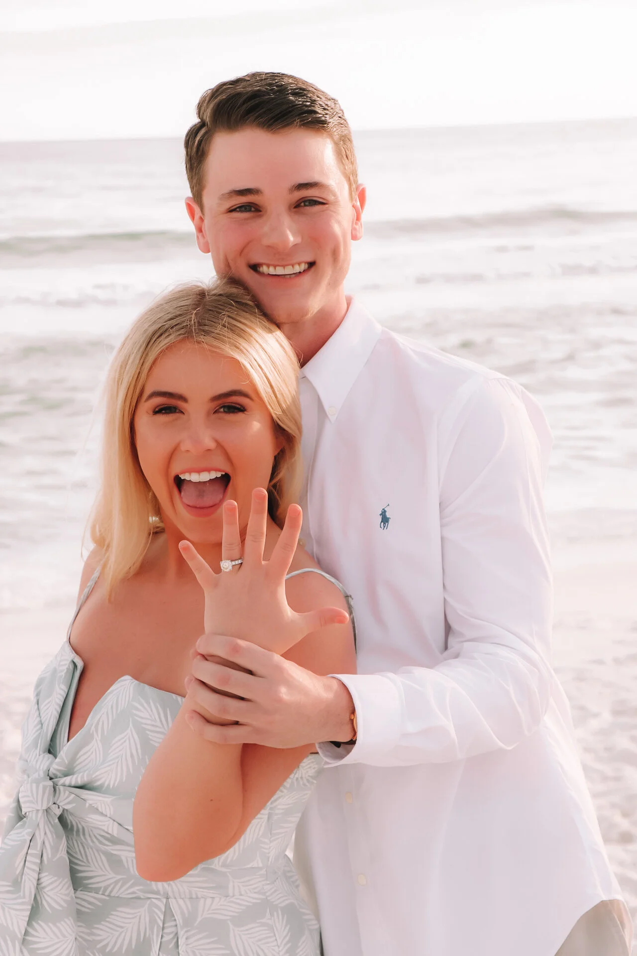 surprise beach proposal