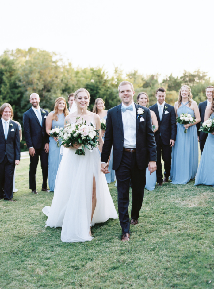 blue and navy wedding colors