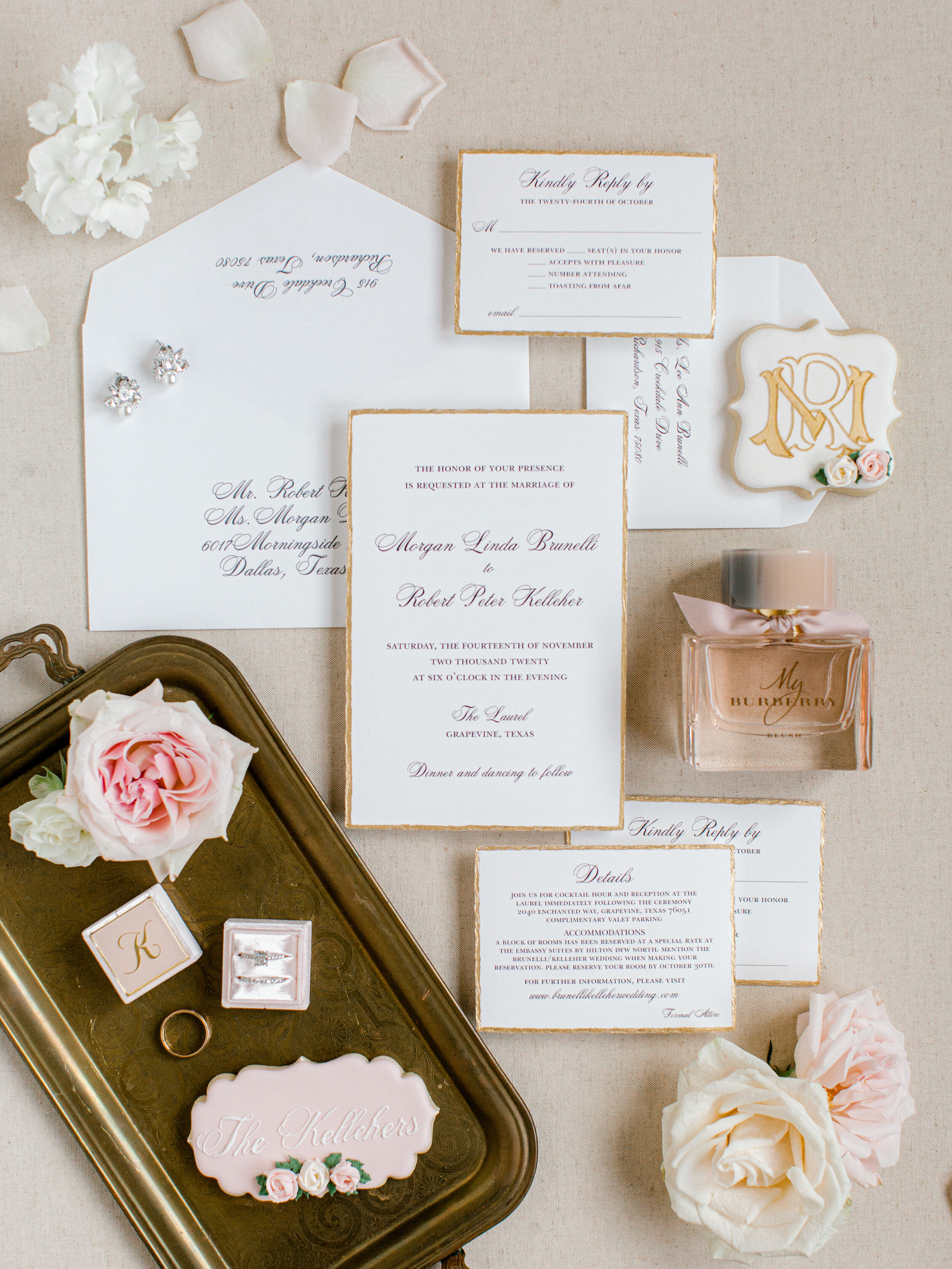 formal gold and white wedding invitatons.jpg