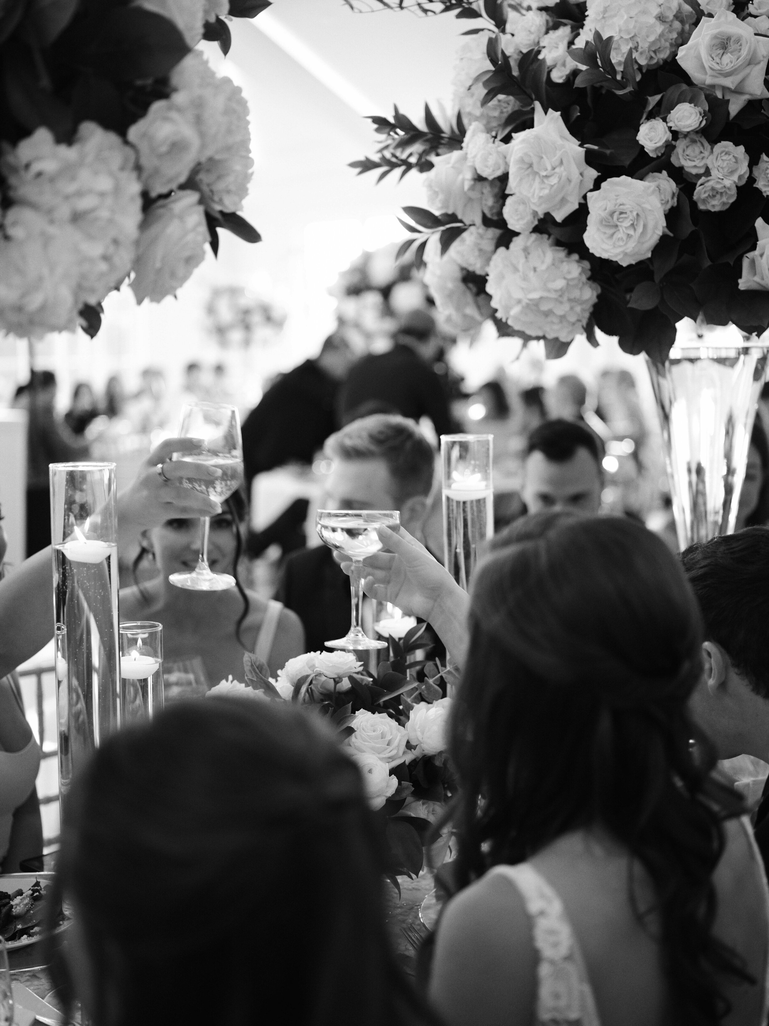 dallas ballroom summer wedding toasts