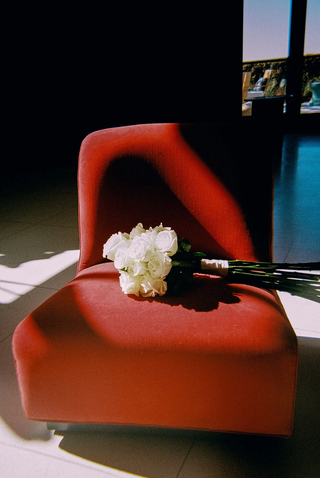 disposable camera on wedding day
