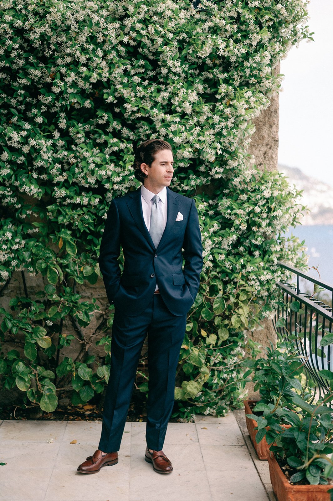 positano italy wedding getting ready pictures