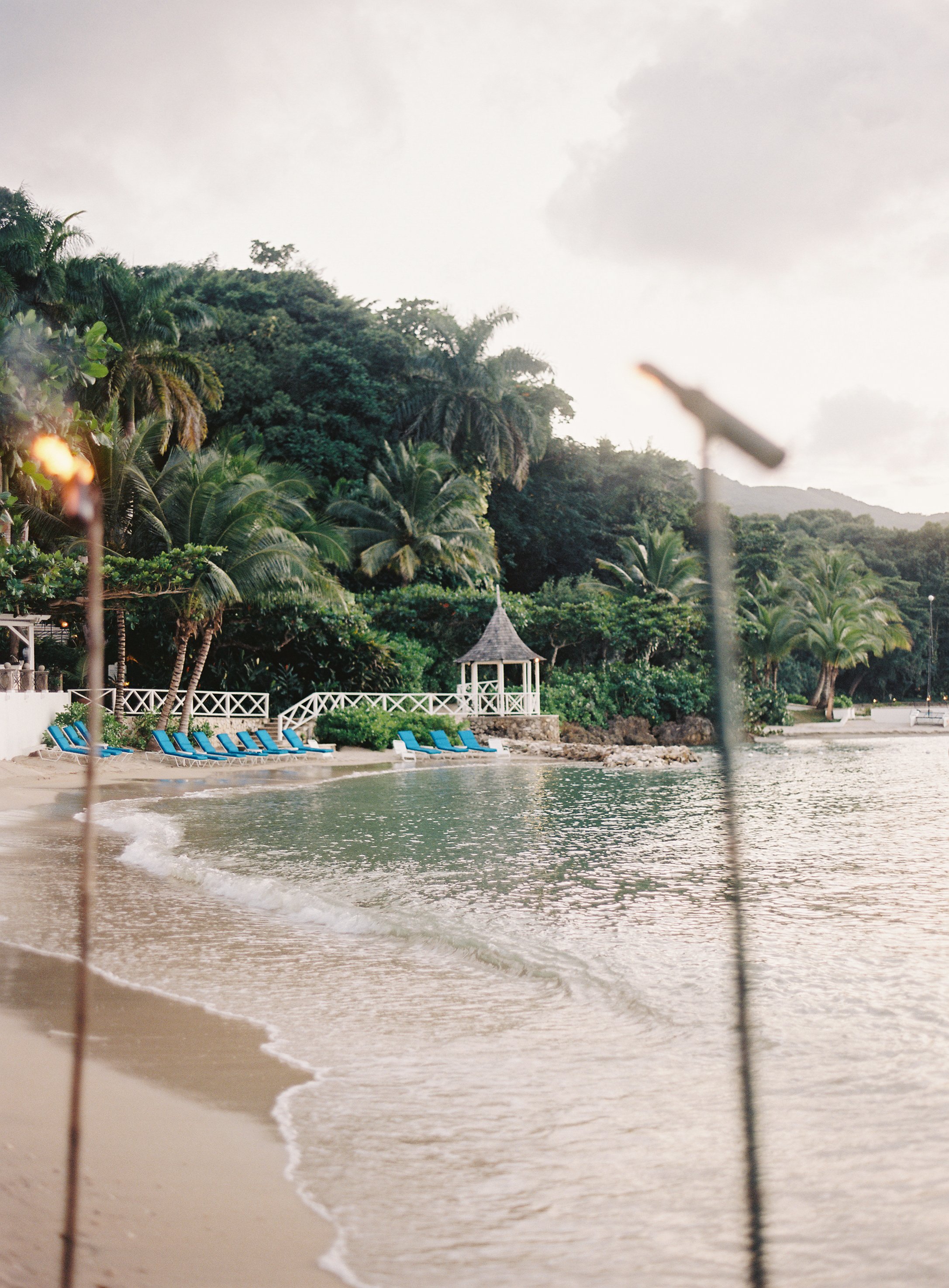 wedding welcome party on the beach