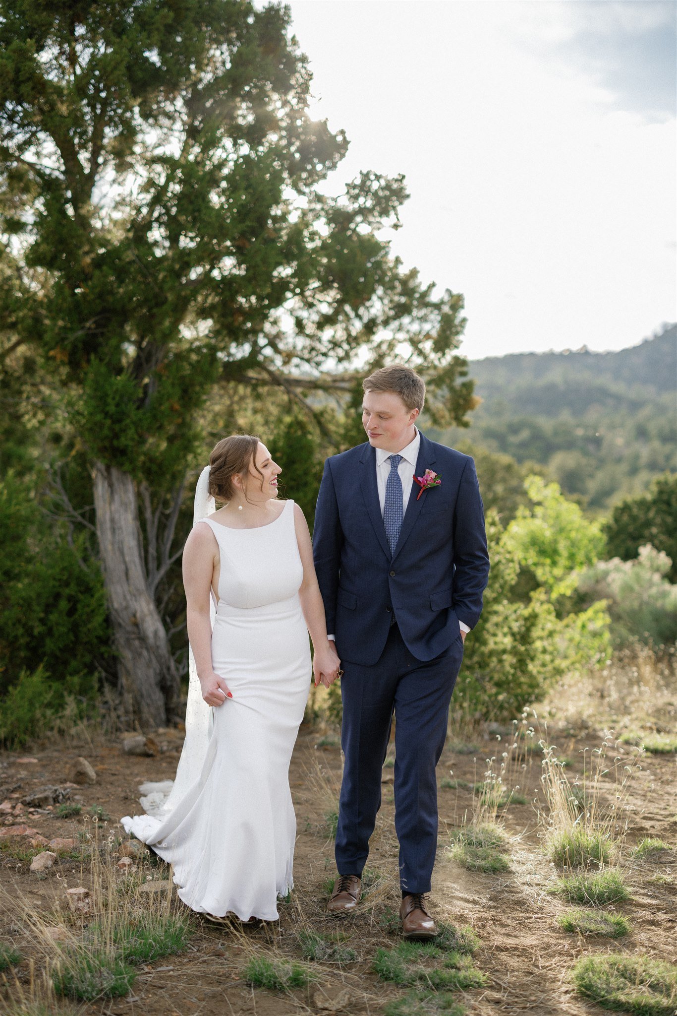 outdoor summer new mexico wedding