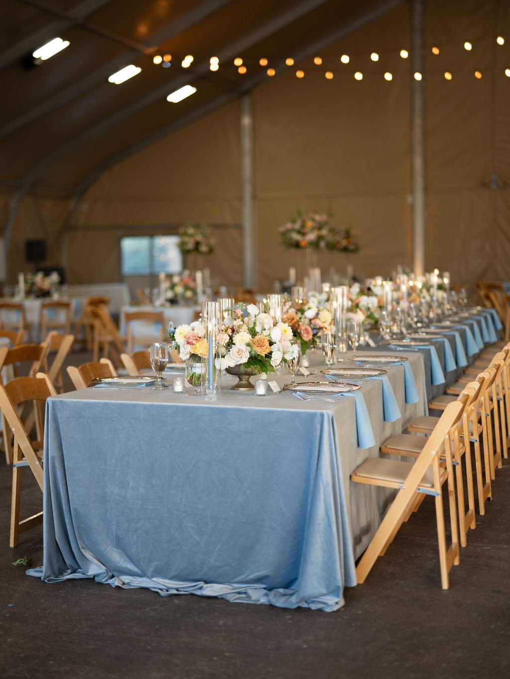 dusty blue fall wedding fort worth zoo