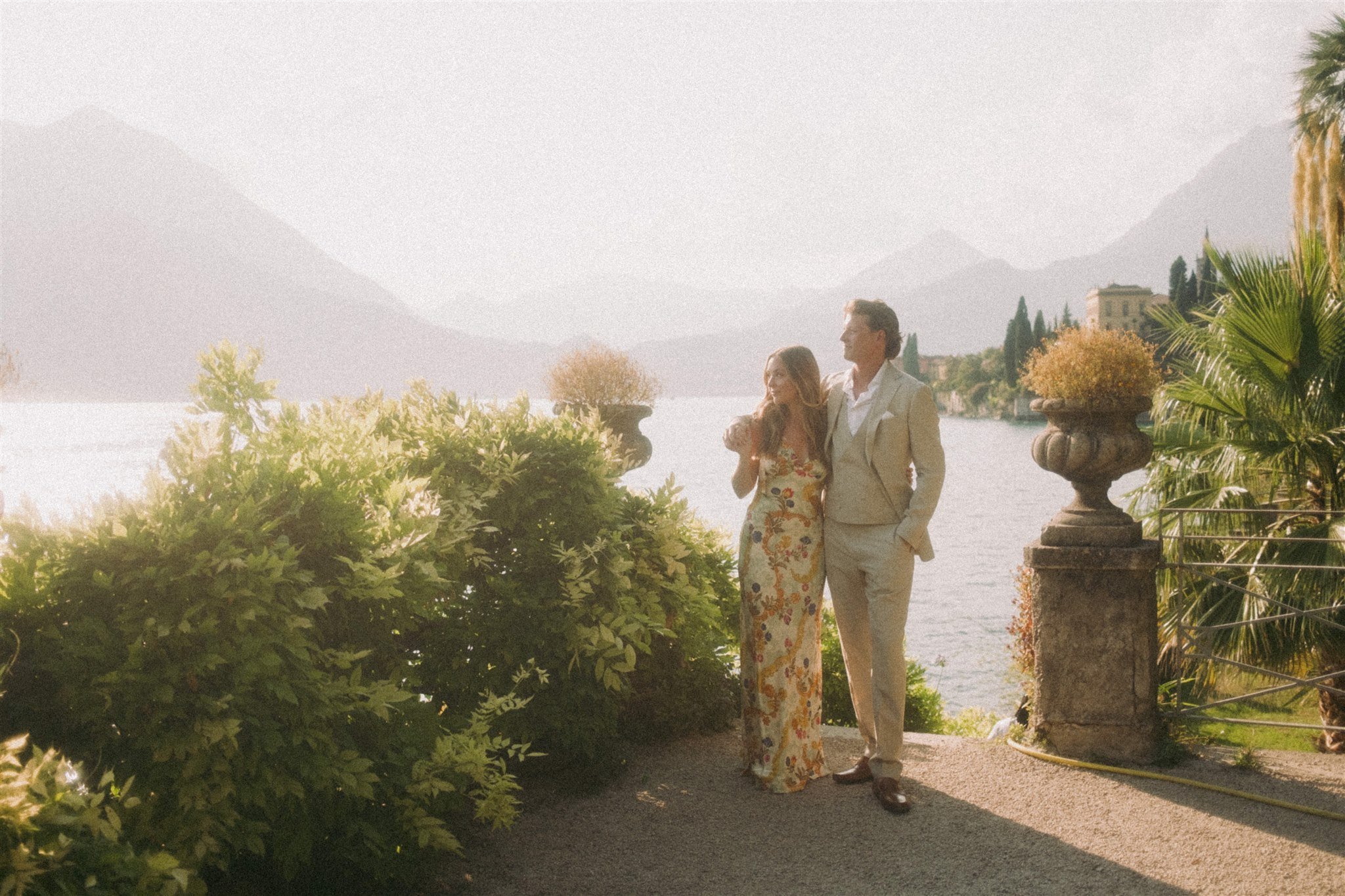 lake como italy engagement portrait session