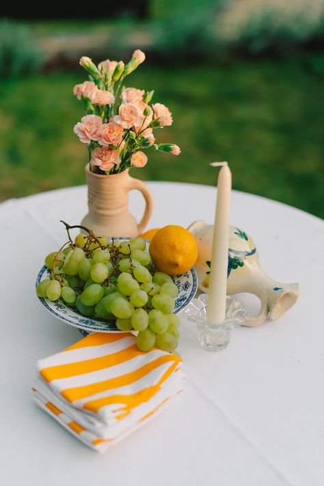 fruit table design wedding lake como