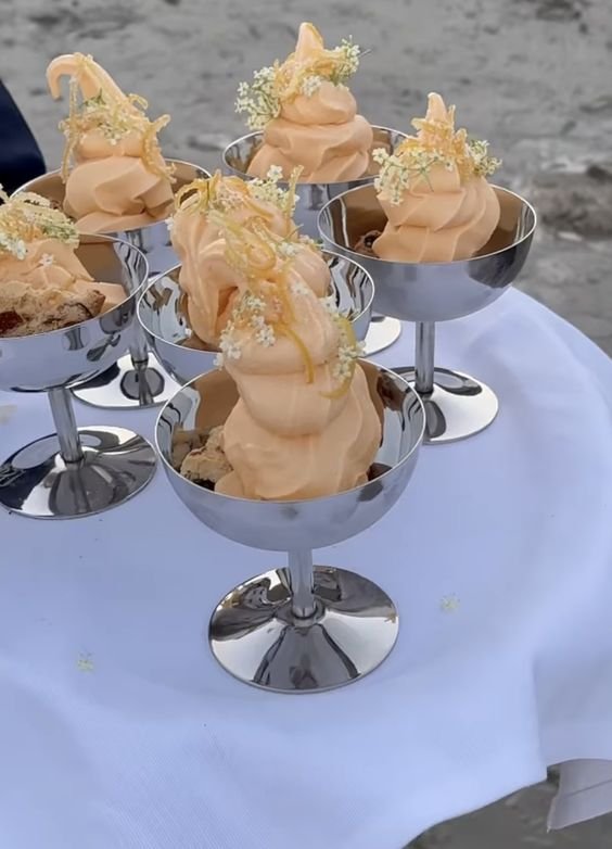 wedding ice cream wedding trend 2024 food styling