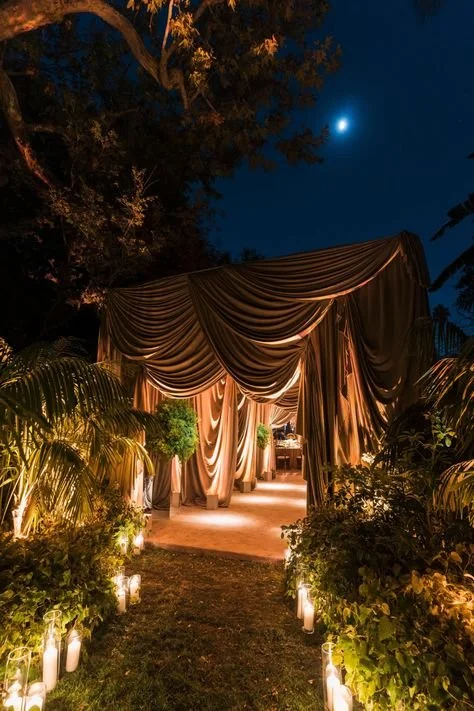 2025 wedding trend drapery