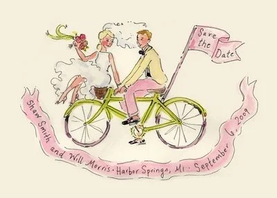 wedding save the date illustration trend 2025