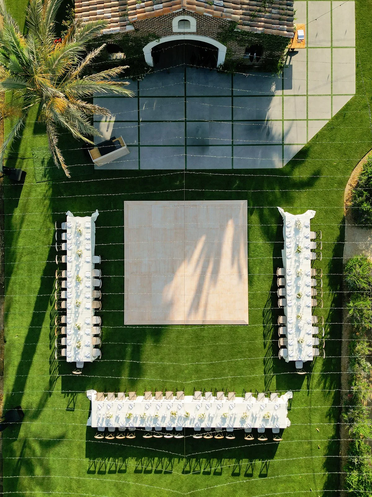 flora farms wedding reception