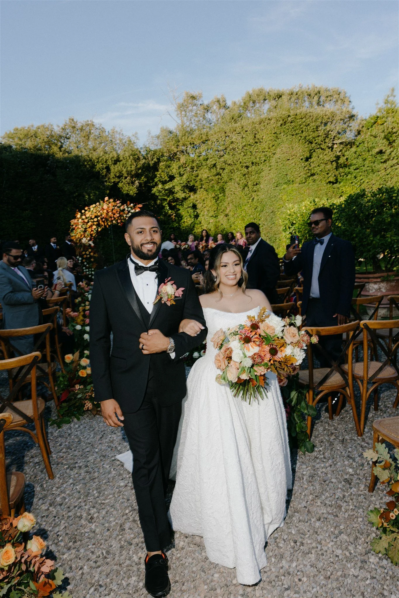 villa grabau wedding ceremony