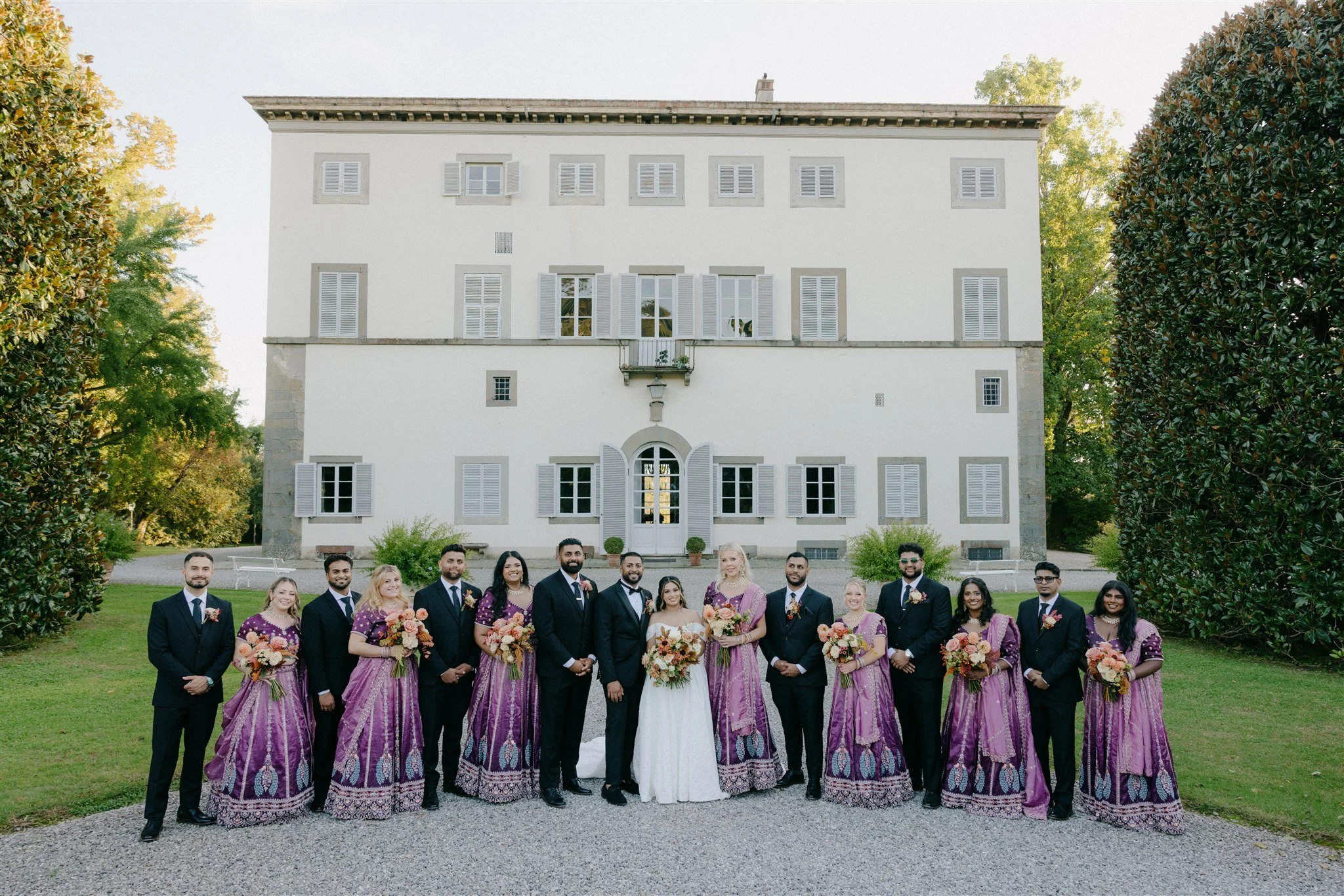 fall wedding villa grabau