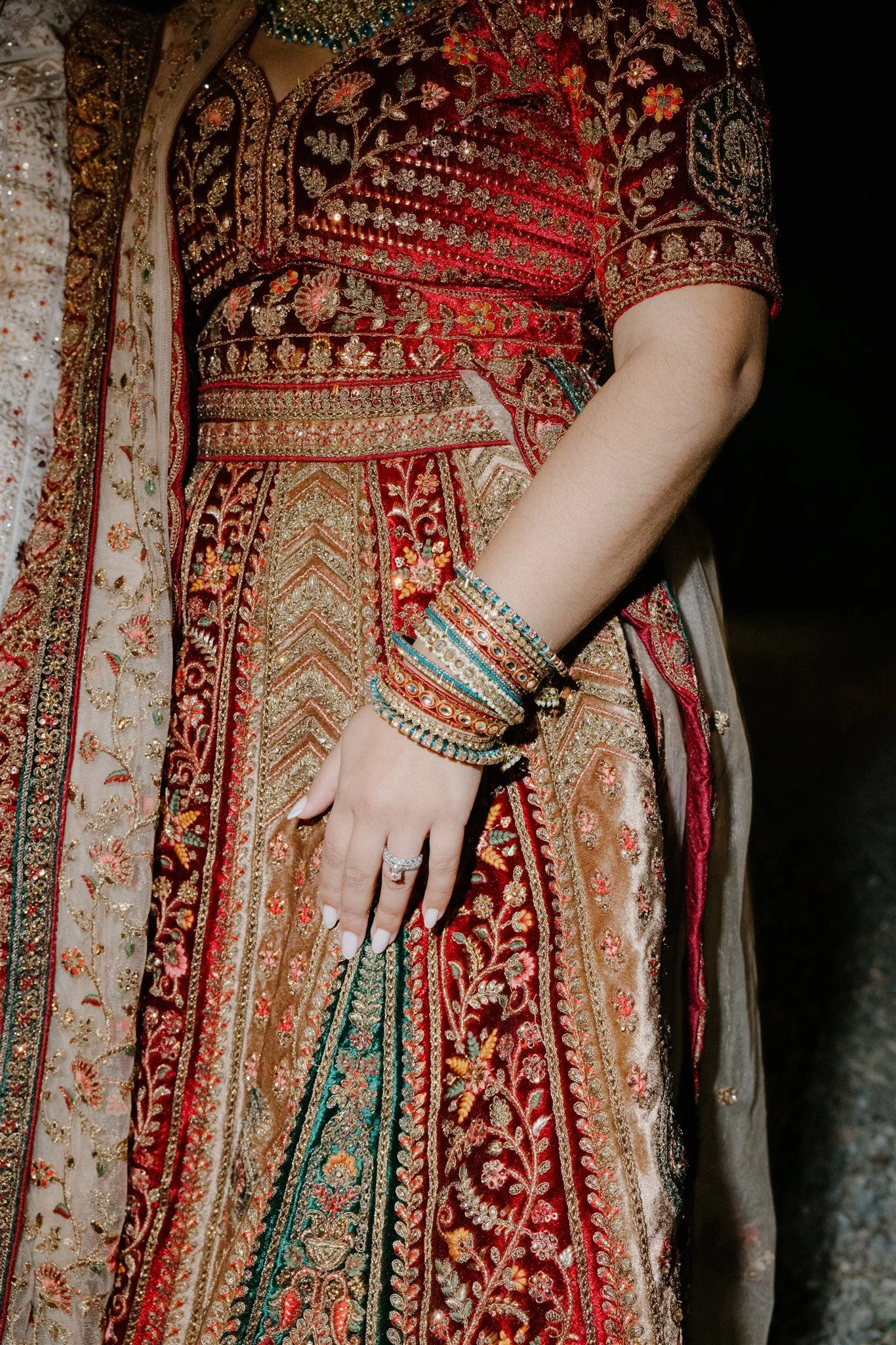 bridal indian outfit fall