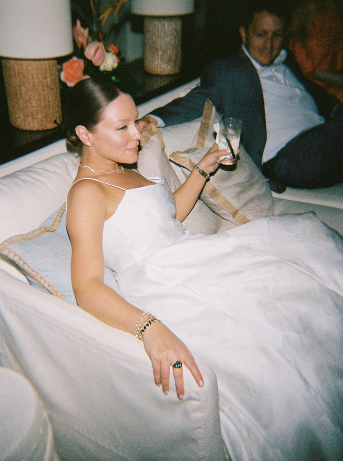 wedding cocktail hour film pictures