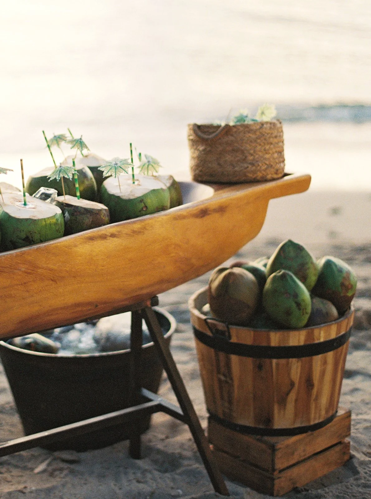 jamaica wedding coconut drinks