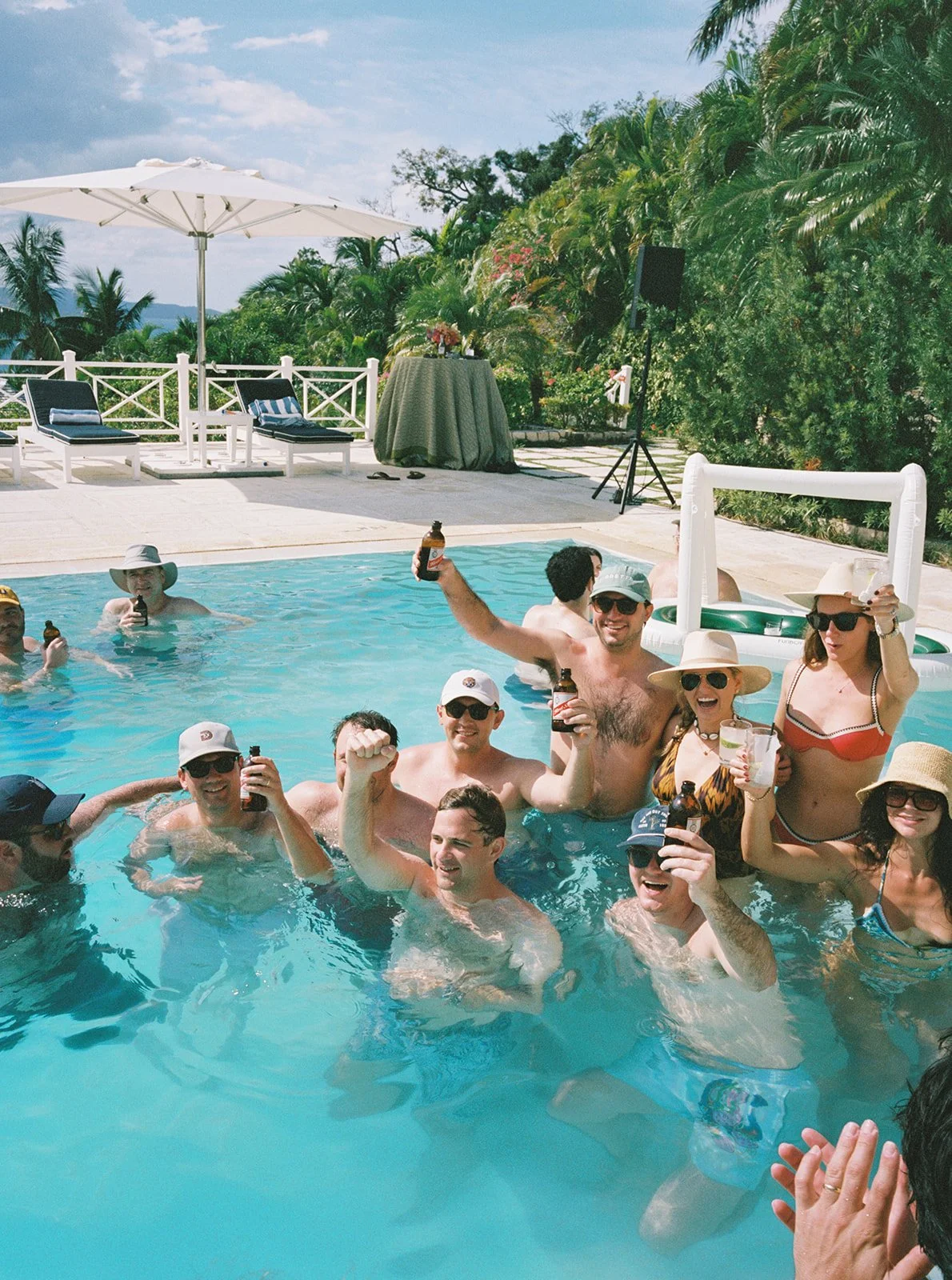 jamaica wedding pool party