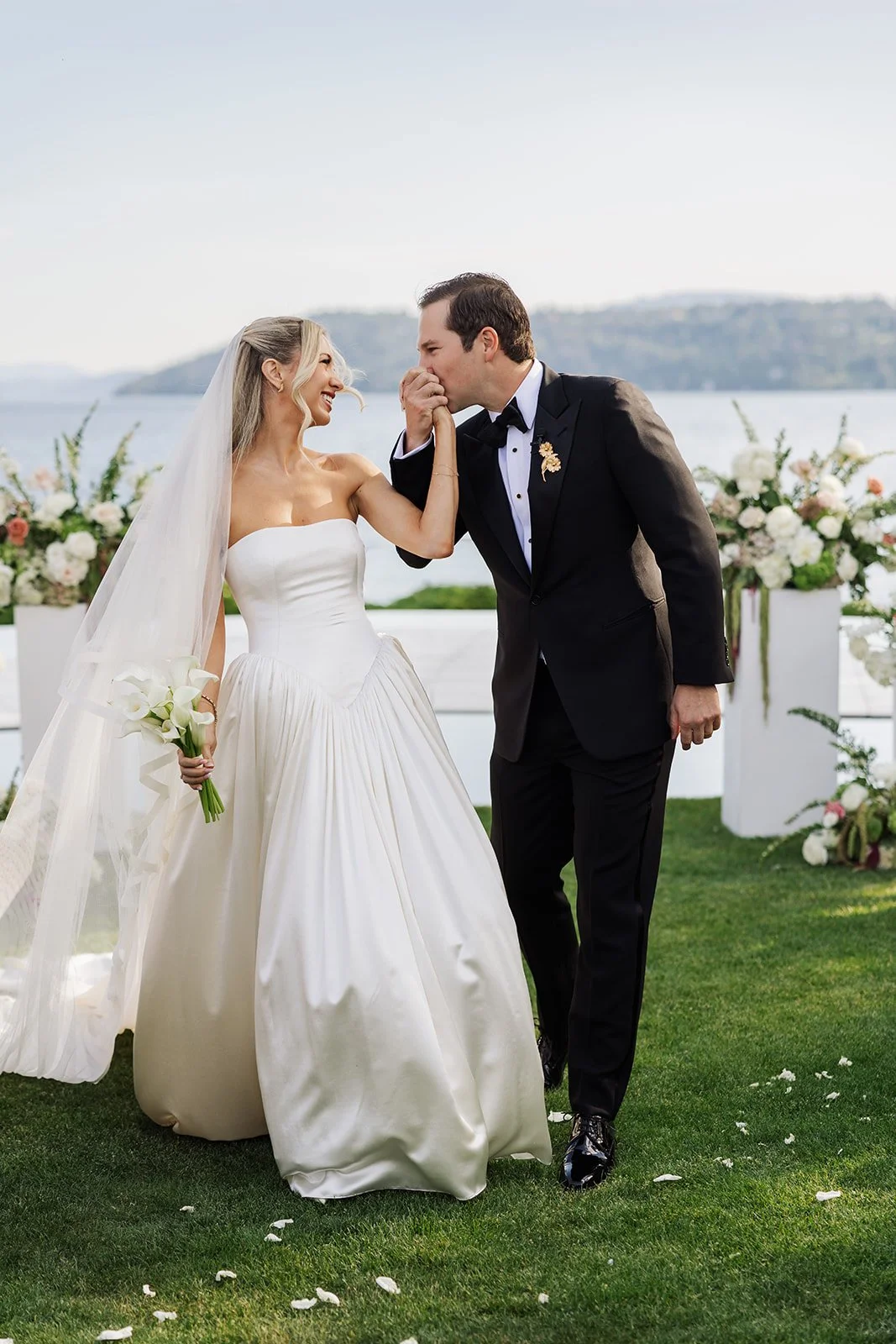idaho wedding summer lake ceremony