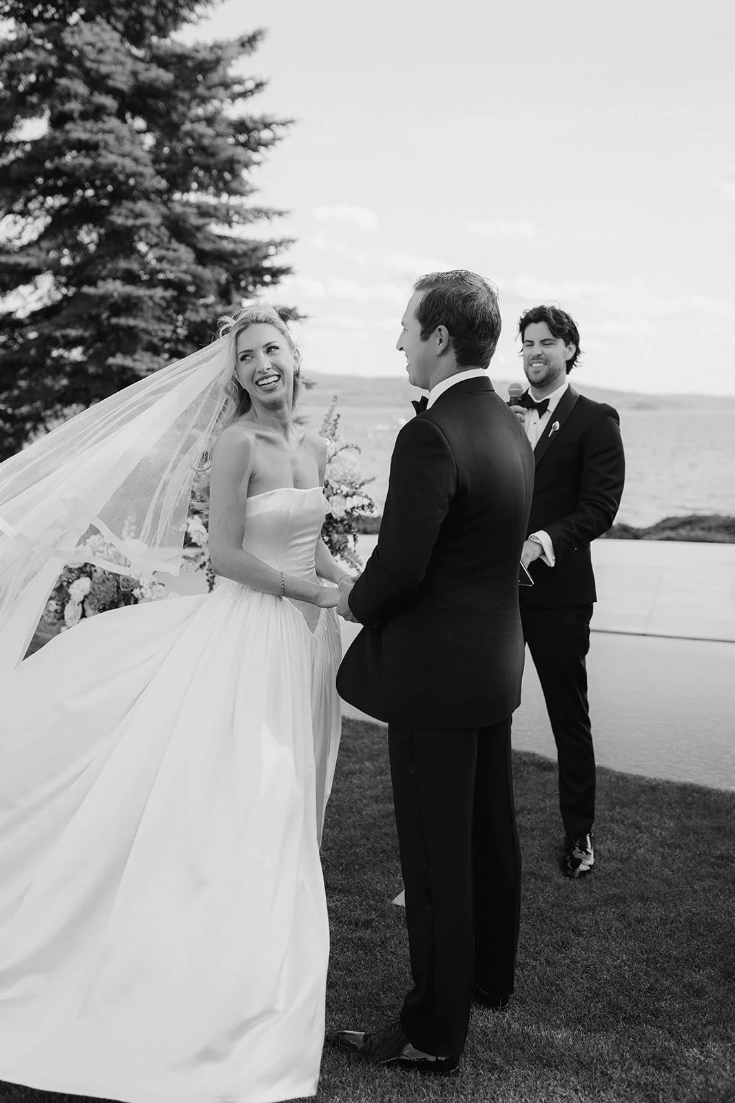 summer lake ceremony wedding idaho