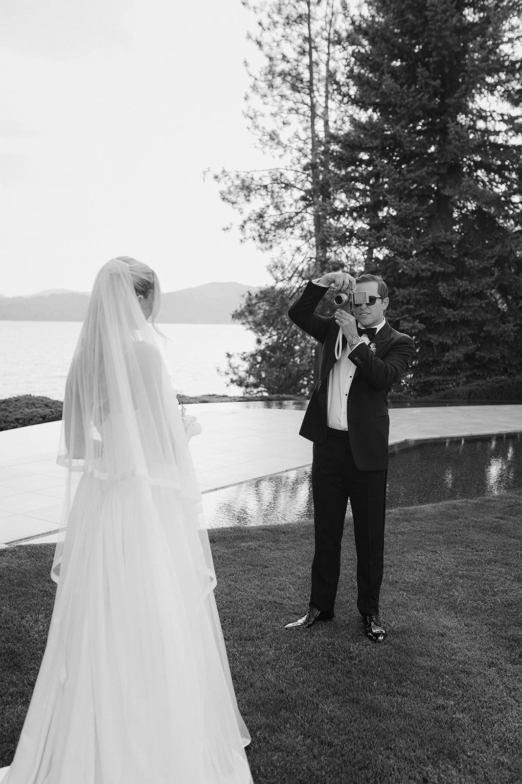 idaho lake summer wedding