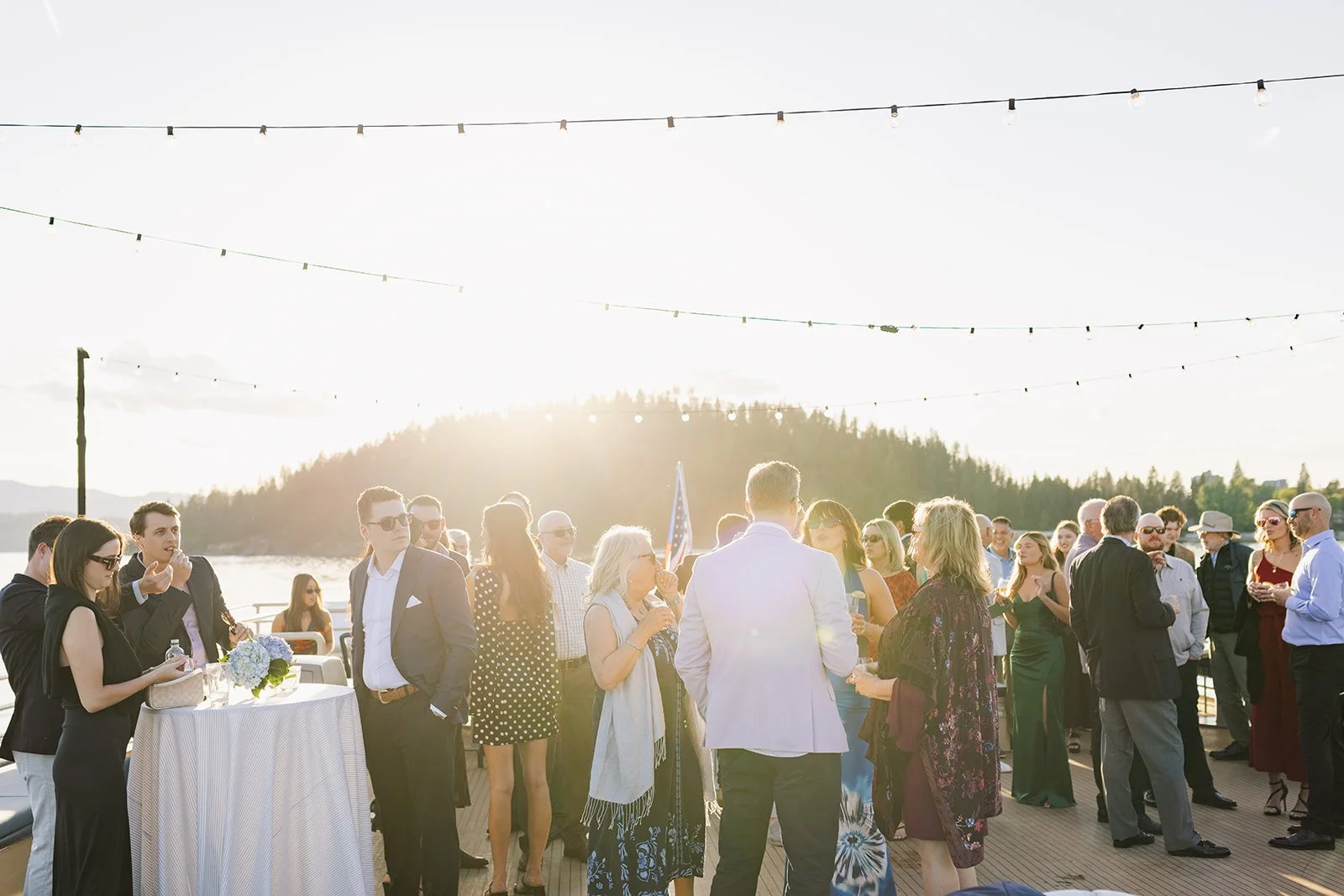 coeur d'alene idaho wedding welcome cruise