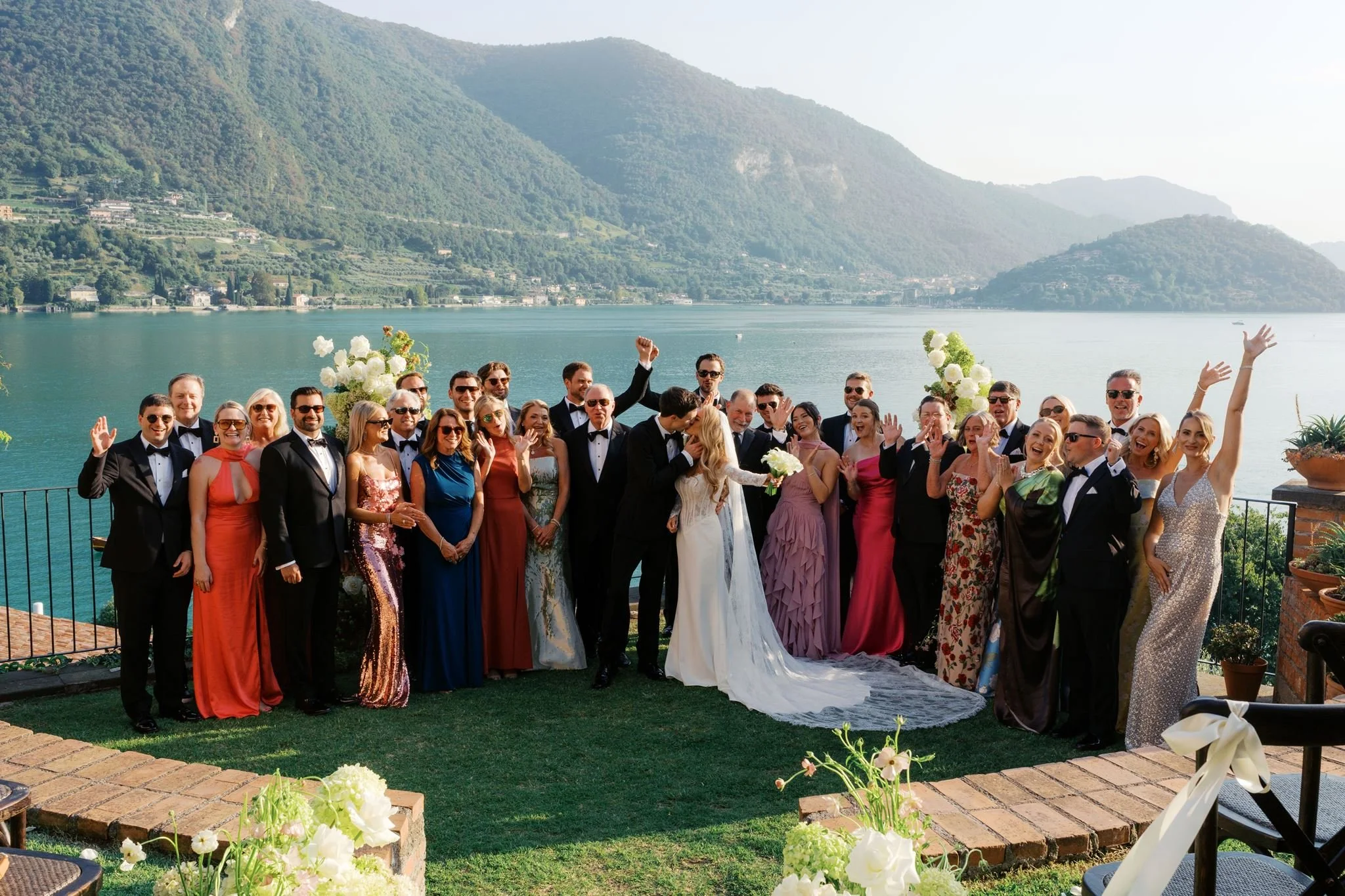 italy lake micro wedding