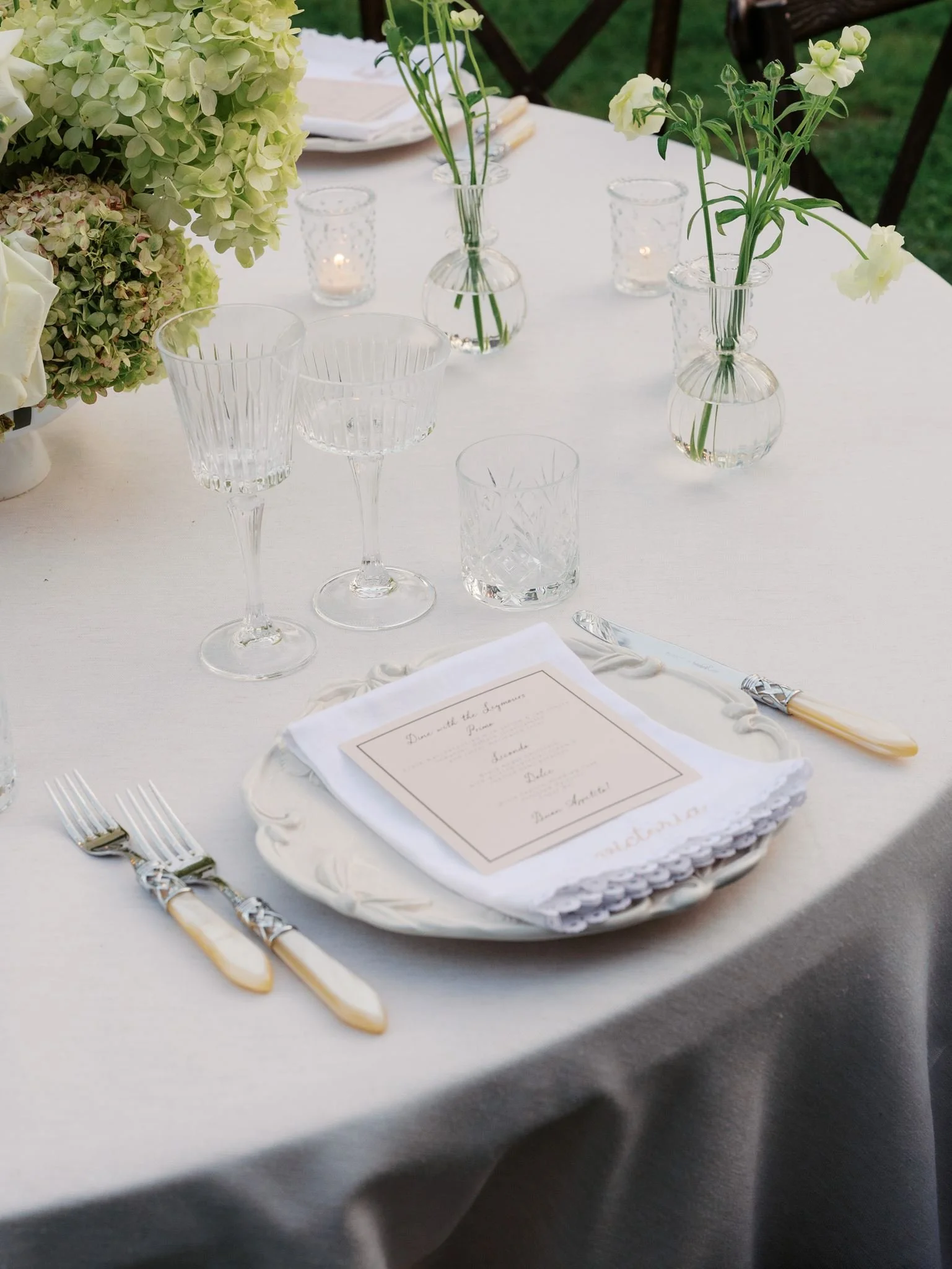 italy wedding reception