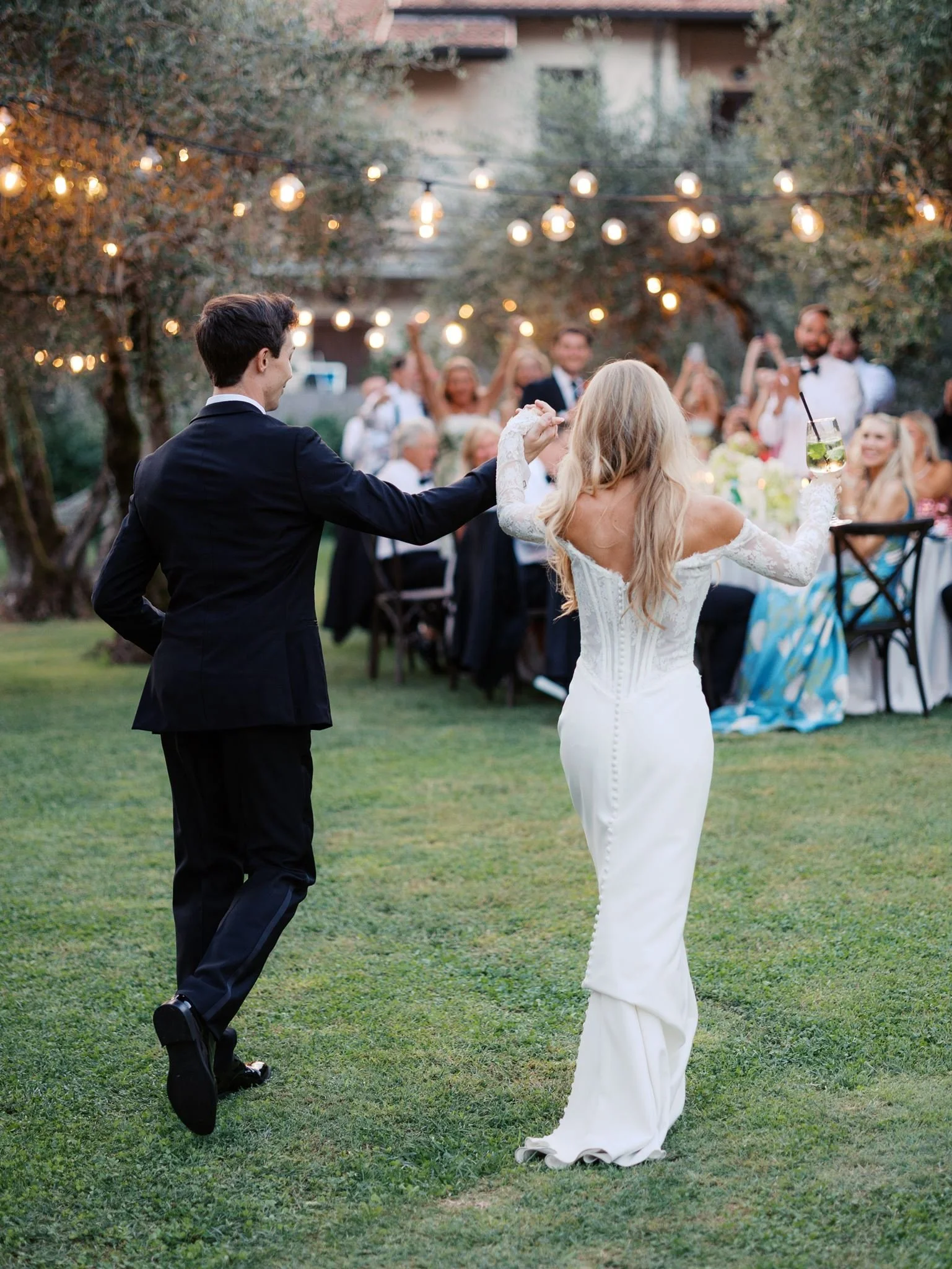bride and groom entrance