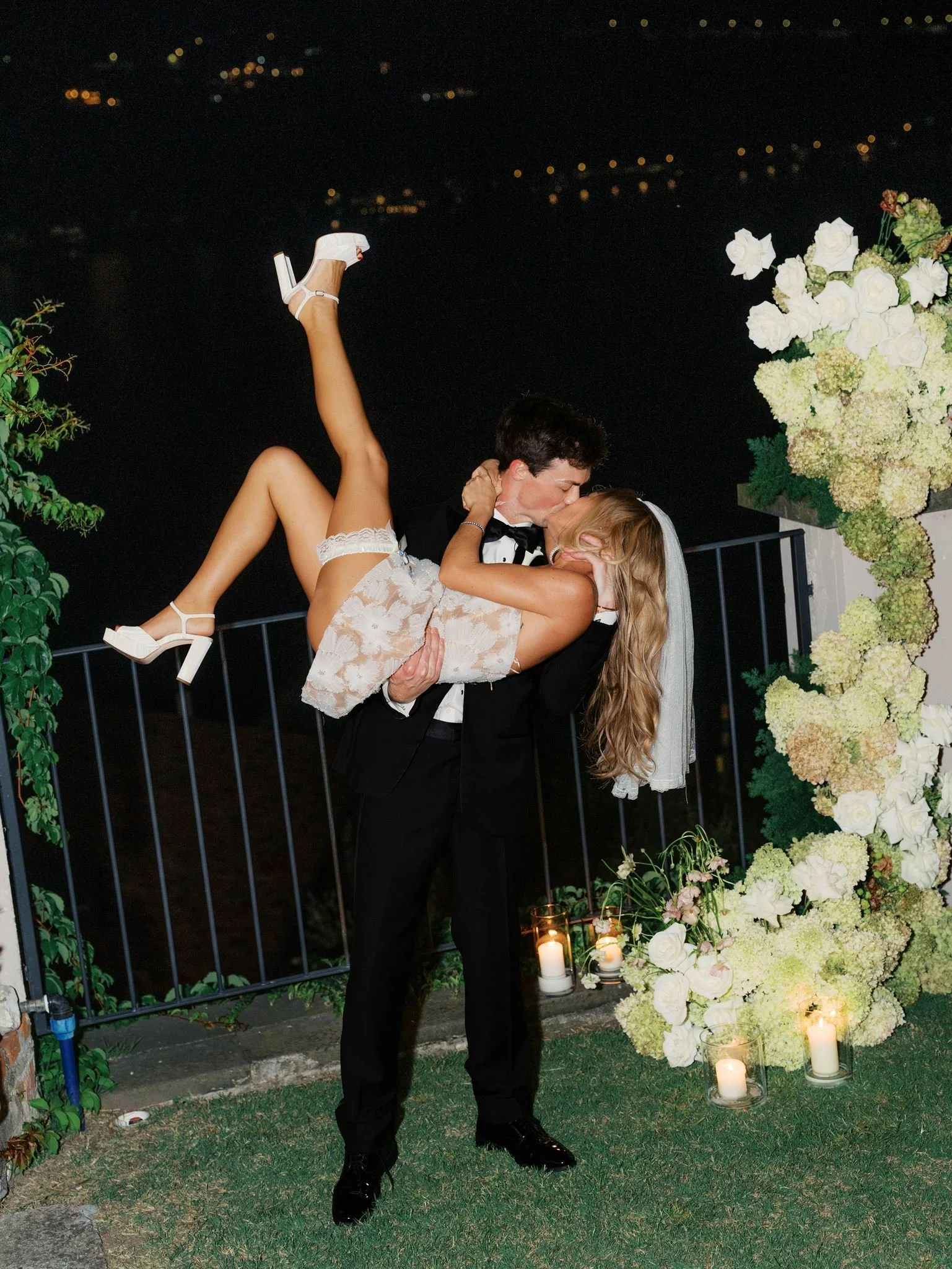 late night wedding reception 